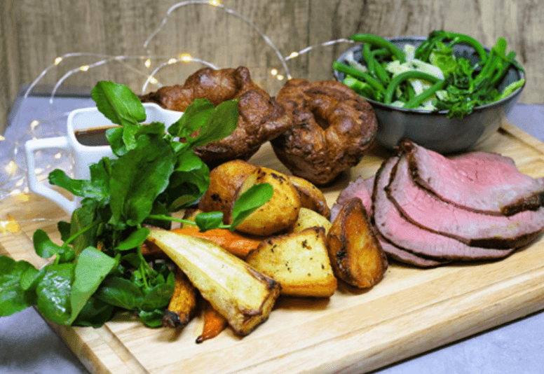 Food at the wedding